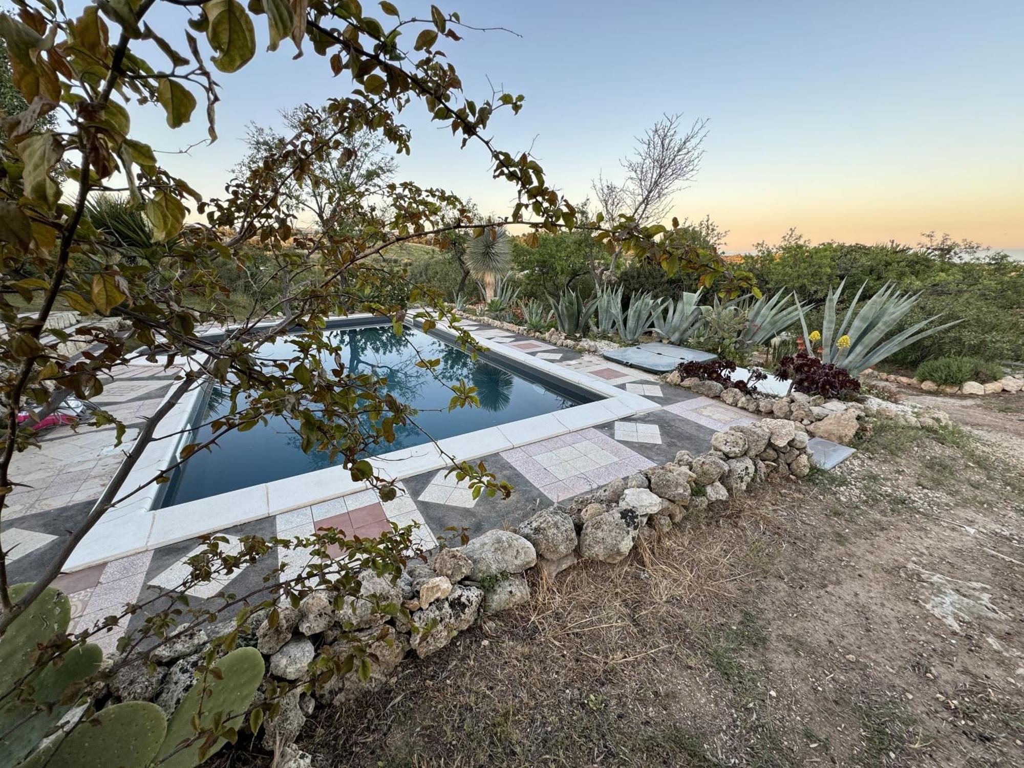 Villa La Cava Del Val Di Noto Con Piscina Privata Avola Exterior foto